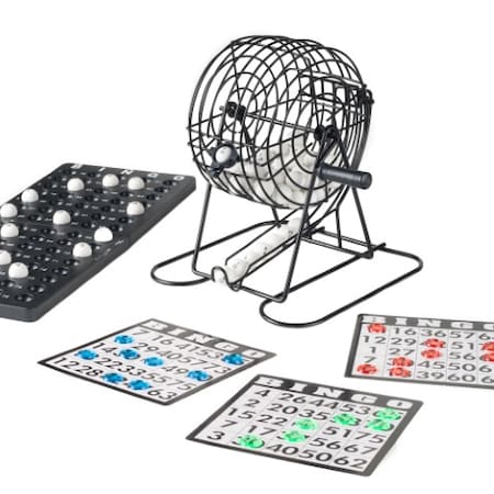 Toy Time Complete Bingo Set, Deluxe Classic Carnival and Casino Game for Kids and Adults 945049OXC